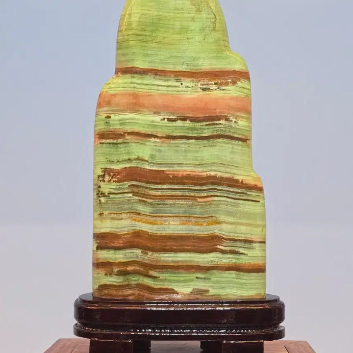 [BUNJANG] Natural Jade Stone Mineral Display / 26072802 좋은 기운을 내뿜는 옥 가공석 광물 수석 팝니다