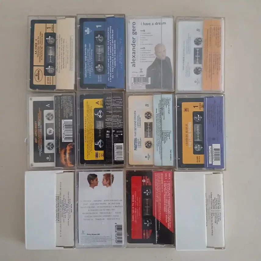 [BUNJANG] Various Artists Cassette Tape Bundle Set / 카세트테이프 정품12개