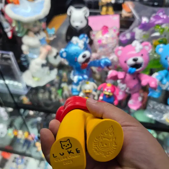 [BUNJANG] Luke Chueh (루크 츄) Poo (Color Edition) Signed Art Toy / 아트토이/Luke Chueh (루크 츄)  푸우 컬러 (작가사인)