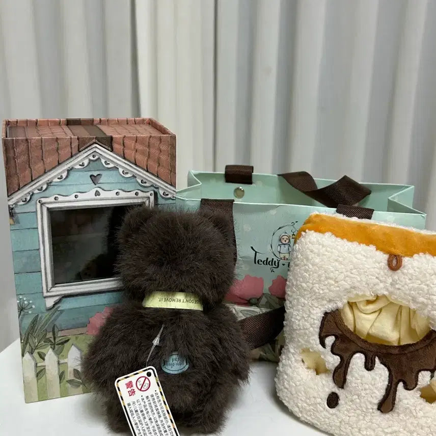 [BUNJANG] Teddy Tales Rena Bear Chocolate Bread XS Plush / 새상품 테디테일즈 레나베어 초콜릿 브레드xs