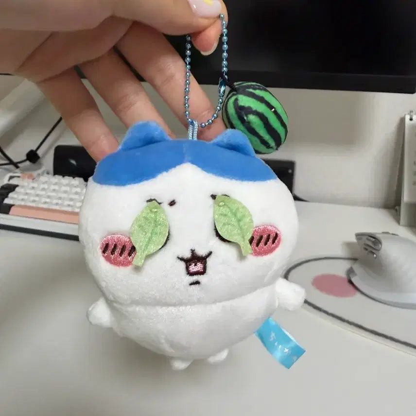 [BUNJANG] Hachiware Watermelon Breaking Mascot / 하치와레 수박깨기 마스코트(택x 암실보관)