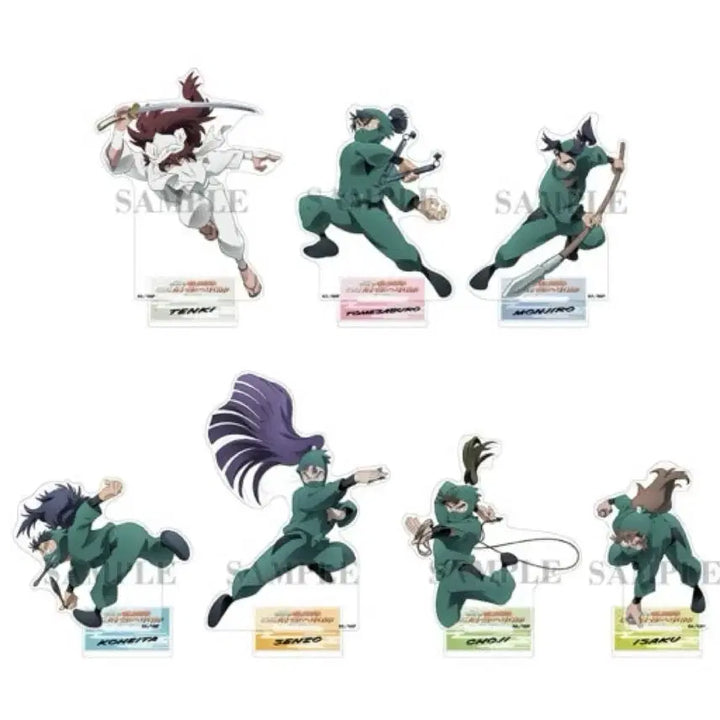 [BUNJANG] Nintama Rantarou Blu-ray Limited Edition Acrylic Badge Set / 닌타마 도최군 블루레이 아크릴 뱃지 세트 미개봉 도이 텐키 센조 이사쿠 케마 몬지로 코헤이타 쵸지