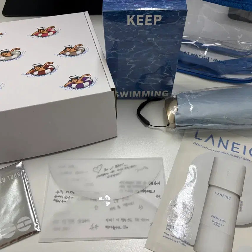 [BUNJANG] BTS KEEP SWIMMING Goods Set / BTS 기프트 KEEP SWIMMING 굿즈 세트