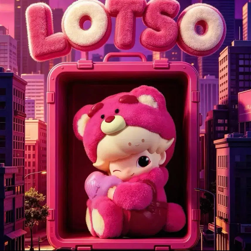 [BUNJANG] Pop Mart Dimoo World Pixar Series Lotso Strawberry Bear Figure / 팝마트 디무 월드 X 픽사 시리즈 lotso 딸기곰