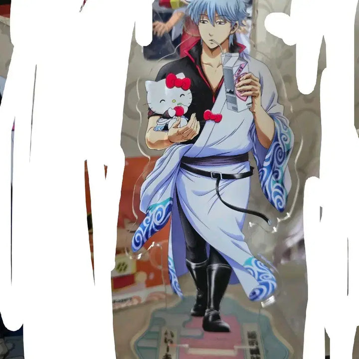 [BUNJANG] Gintama Gintoki Sanrio Collaboration Acrylic Standee / 은혼 긴토키 아크릴 스탠드 산리오 콜라보