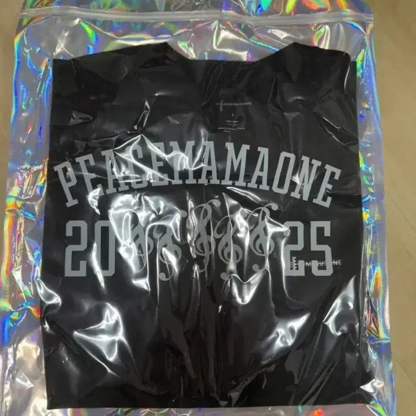 [BUNJANG] Peaceminusone Mama Collaboration Black T-Shirt (L) / 피스마마원 블랙 반팔 L