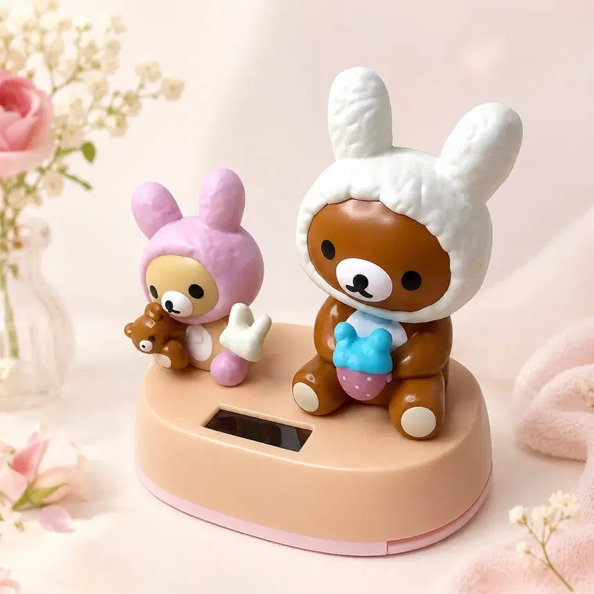 [BUNJANG] Rilakkuma Usagi Rabbit Nohohon Solar Powered Mascot Doll / 리락쿠마 우사기 토끼 노호혼 태양열 마스코트 인형