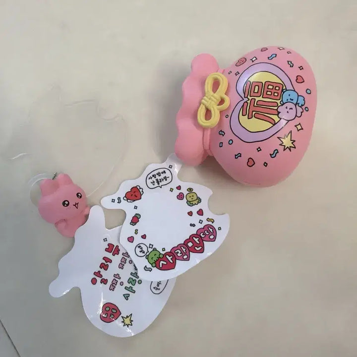 [BUNJANG] Choigosim Lucky Bag Love Gacha Figure Pink / 최고심 복주머니 사랑 피규어 가챠 핑크