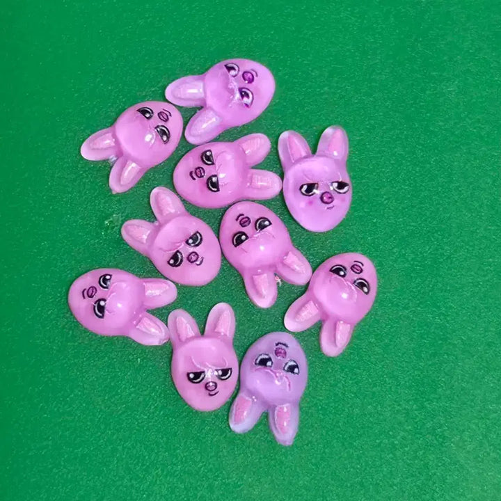 [BUNJANG] Stray Kids Dwaekki 10 Nails &amp; Random Nails Set / 스트레이키즈 돼끼 네일팁 10개와 랜덤 네일팁