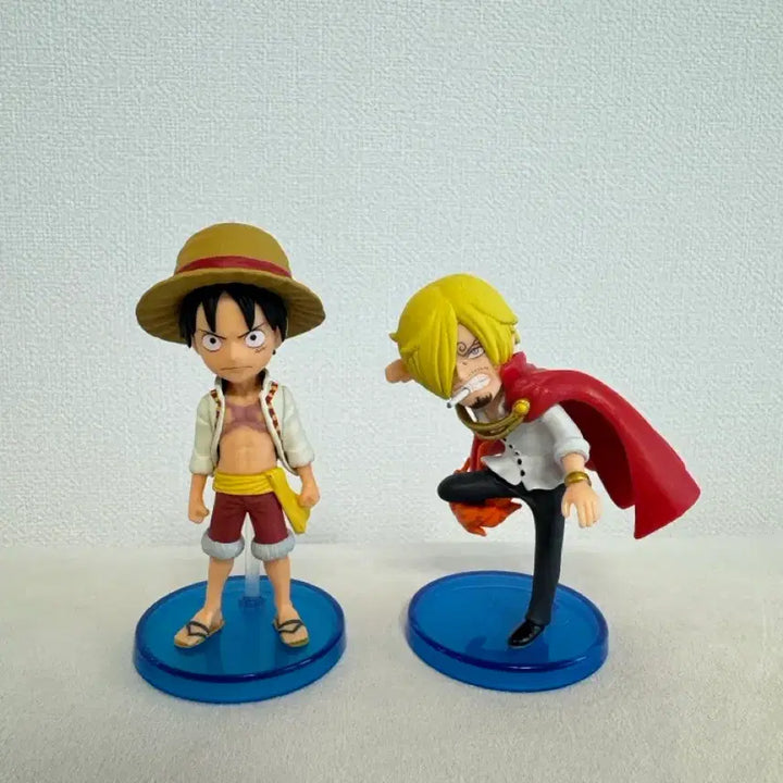 [BUNJANG] One Piece World Collectable Figure Luffy &amp; Sanji Bundle Set / (일괄) 원피스 월콜 피규어 루피 상디 세트