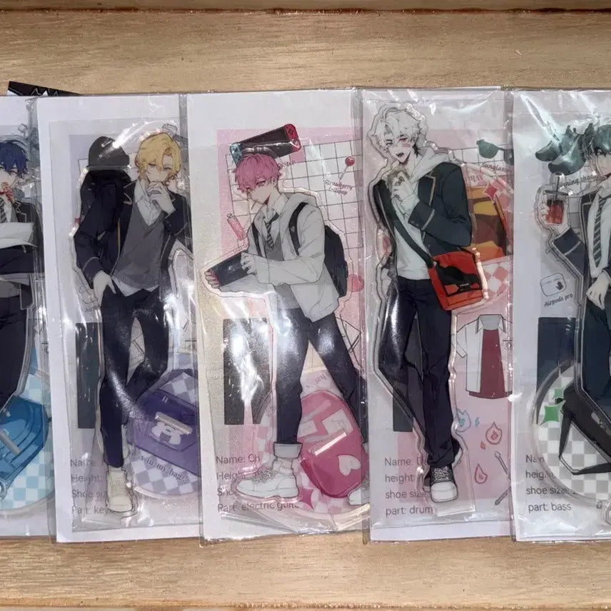 [BUNJANG] PLAVE Tempestad Unofficial Acrylic Stand Bundle Set (Sealed) / 일괄)플레이브 Tempestad님 비공굿 비공식 아크릴스탠드 미개봉