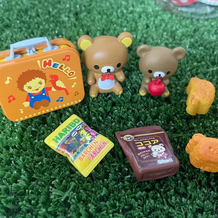 [BUNJANG] Rilakkuma &amp; Friends Miniature Accessories Set with Hello Kitty Bag / 리락쿠마 가방외 소품