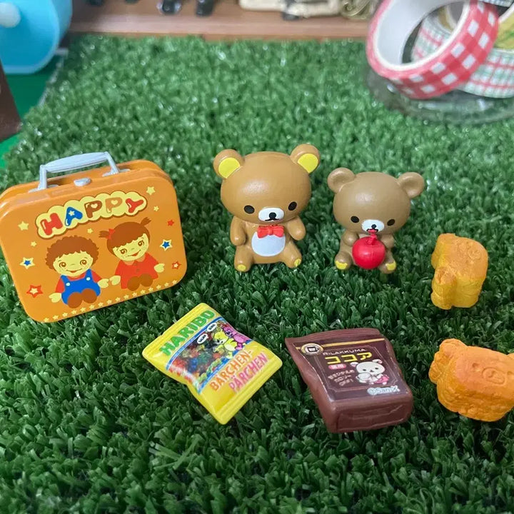 [BUNJANG] Rilakkuma &amp; Friends Miniature Accessories Set with Hello Kitty Bag / 리락쿠마 가방외 소품