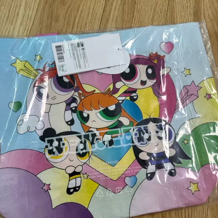 [BUNJANG] NewJeans Powerpuff Girls Reusable Bag (Sealed) / 미개봉 새상품) 뉴진스 파워퍼프걸 팝업 리유저블백