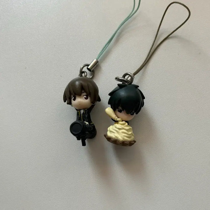 [BUNJANG] Gintama Okita Hijikata Mini Figure Keychain Set / 일괄) 은혼 소고 히지카타 미니 피규어 키링 고전 굿즈 마요네즈