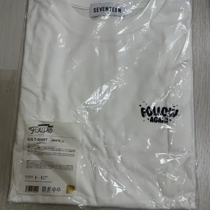 [BUNJANG] SEVENTEEN FOLLOW AGAIN JAPAN T-Shirt / 세븐틴 FOLLOW AGAIN JAPAN 반팔 티셔츠