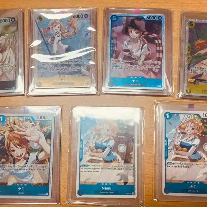[BUNJANG] One Piece Cards Japanese Edition Nami Promos, Wedding Nami SR Bundle Set / (원피스카드)일판 원피스 여캐 나미 프로모, 웨딩나미 SR 등 일괄판매
