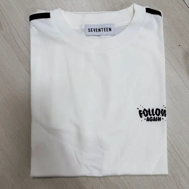 [BUNJANG] SEVENTEEN Tour FOLLOW AGAIN JAPAN White T-Shirt / 세븐틴 투어 FOLLOW AGAIN JAPAN 화이트 반팔 티셔츠
