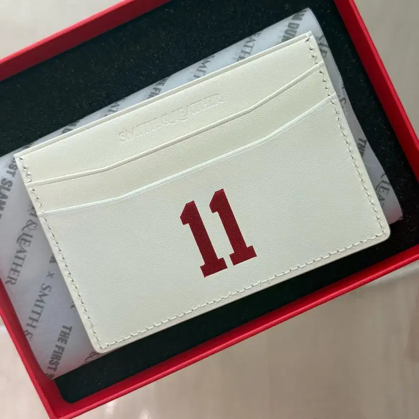 [BUNJANG] Slam Dunk Smith &amp; Leather Official Card Holder (Seo Tae Woong Engraved) / 슬램덩크 스미스앤레더 공식 카드지갑(슬덩 서태웅 각인)