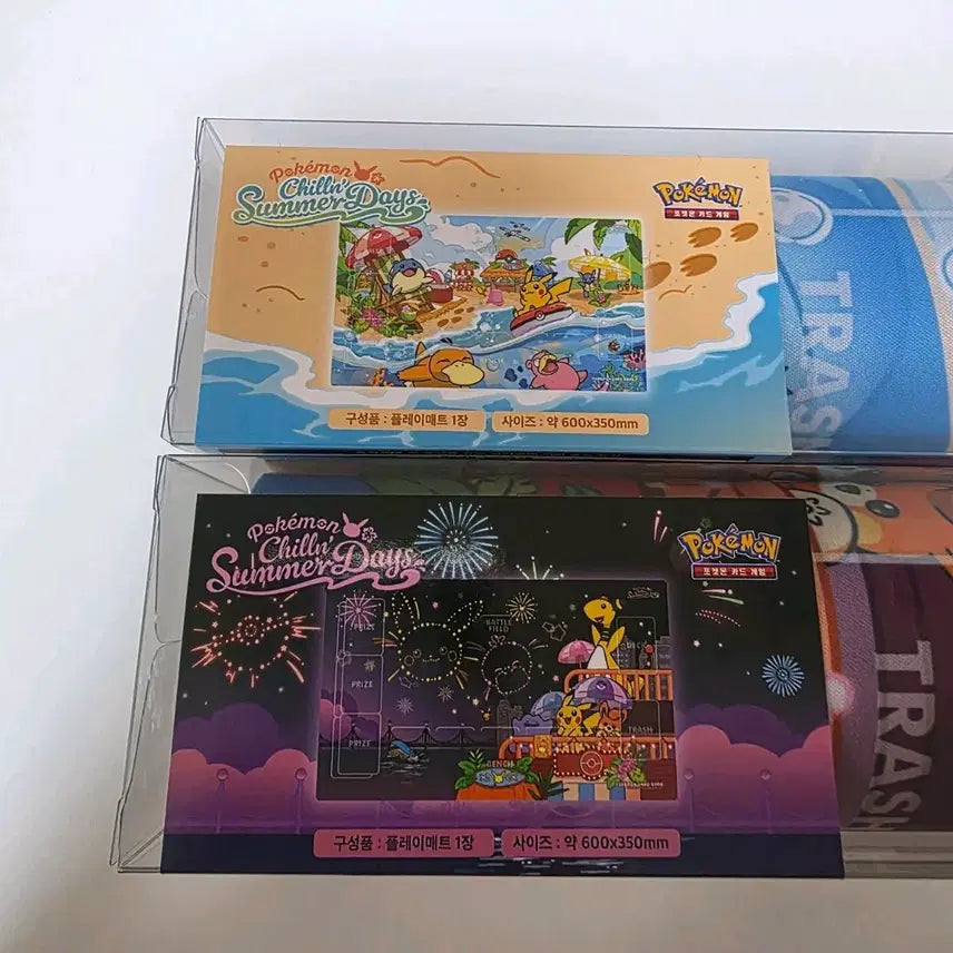 [BUNJANG] Pokemon Card Busan Playmat Set (2 Types) / 포켓몬카드 부산 플레이매트 2종