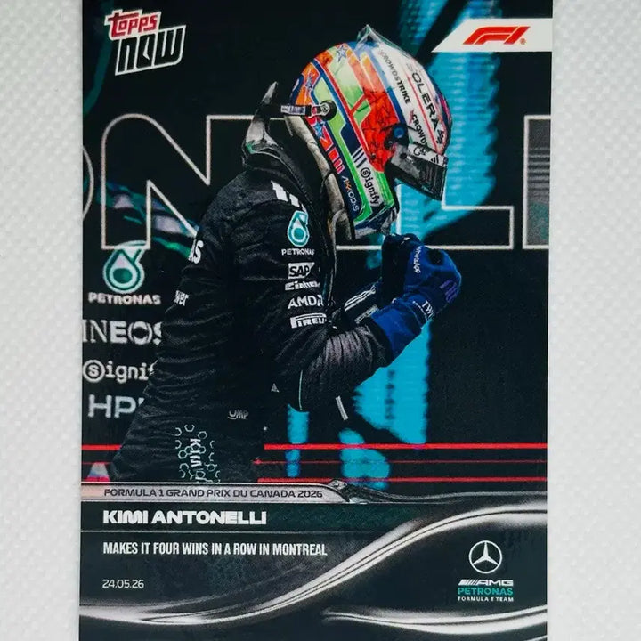 [BUNJANG] 2026 Topps Now F1 Kimi Antonelli Card / 2026 탑스 나우 F1 키미 안토넬리 카드