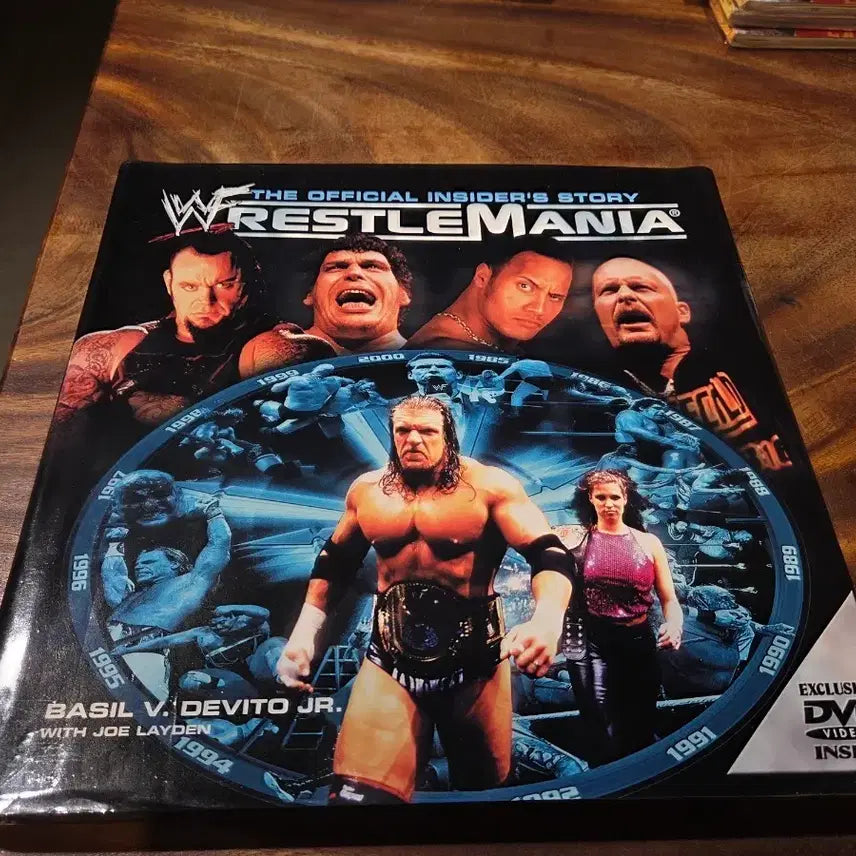 [BUNJANG] WWF WrestleMania Official Inside Story DVD / WWF 레슬매니아 DVD 공식 인사이드 스토리 부뢰cd없음