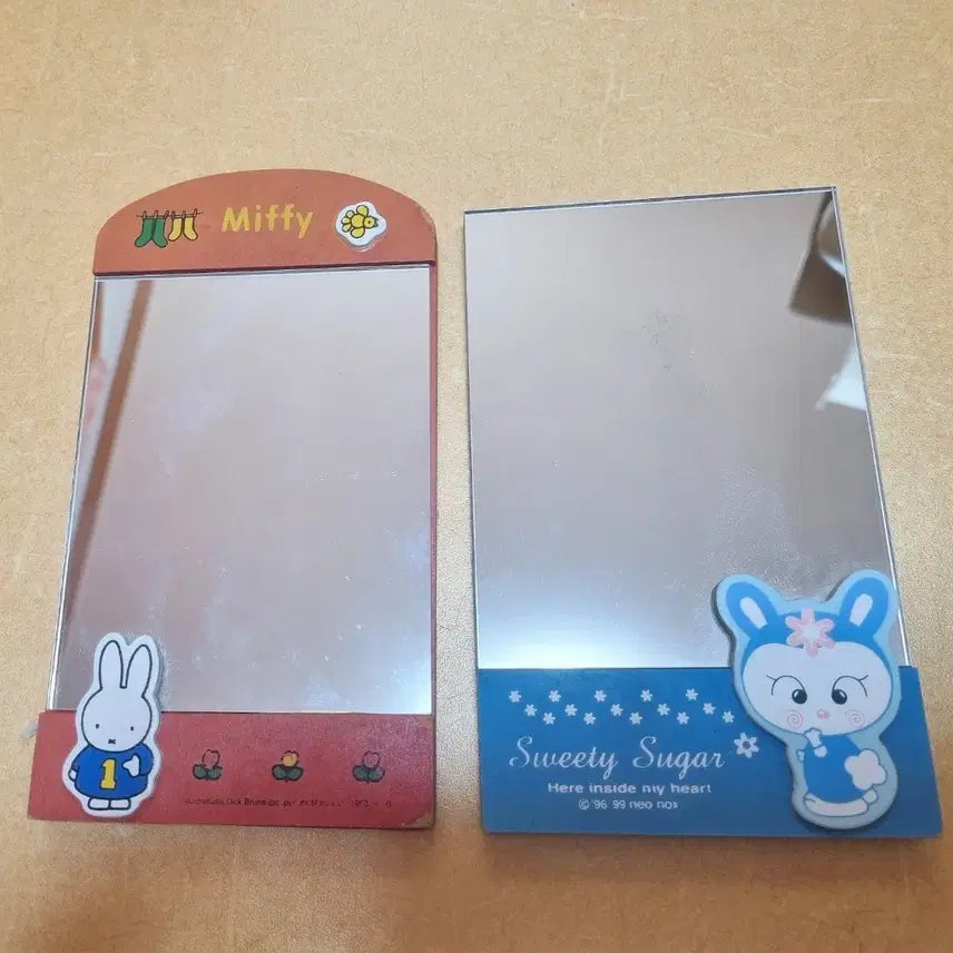 [BUNJANG] Vintage Miffy &amp; Sweety Sugar Character Mirrors Set / 고전 거울 일괄