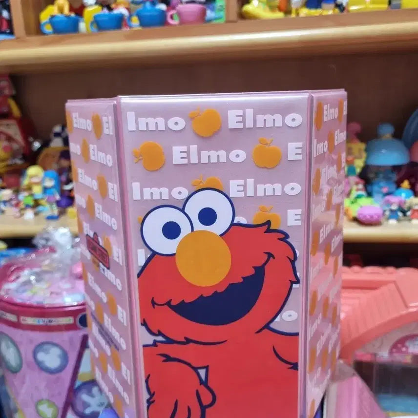 [BUNJANG] Elmo Pink Storage Box / 엘모 보관함 핑크
