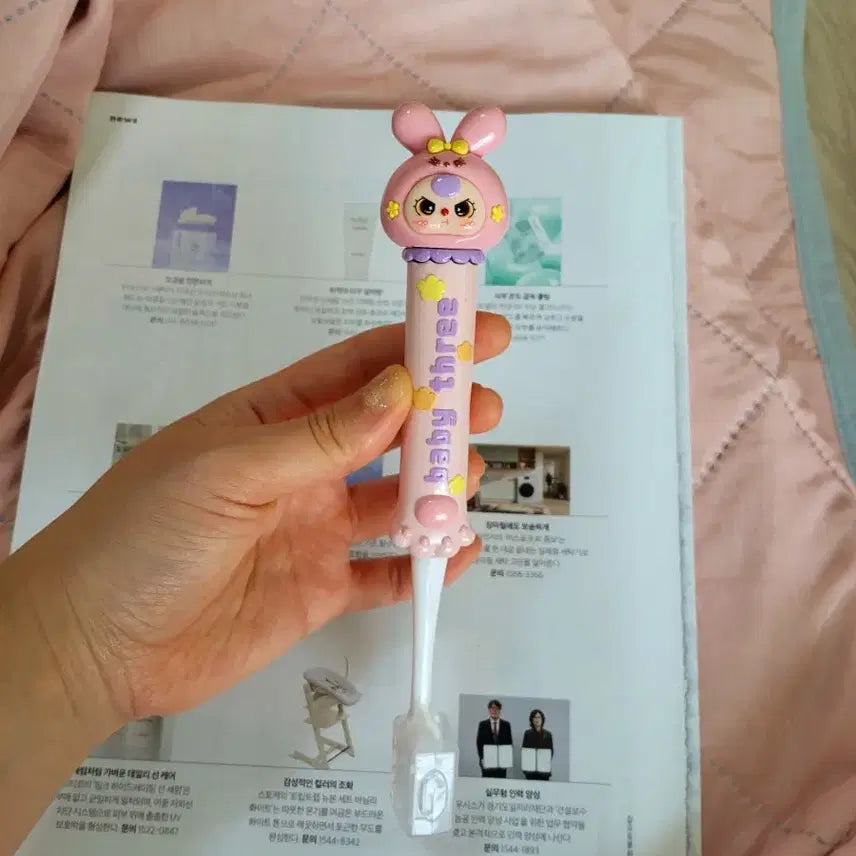 [BUNJANG] Baby Sthree Rabbit Toothbrush Unused / 베이비쓰리  치솔 토끼 미사용
