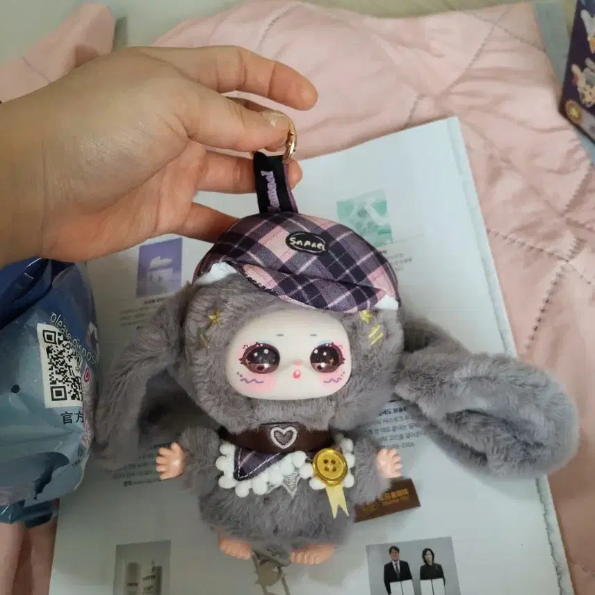 [BUNJANG] Baby Three Chamari Figure Keychain / 베이비쓰리 샤마리 피규어 키링