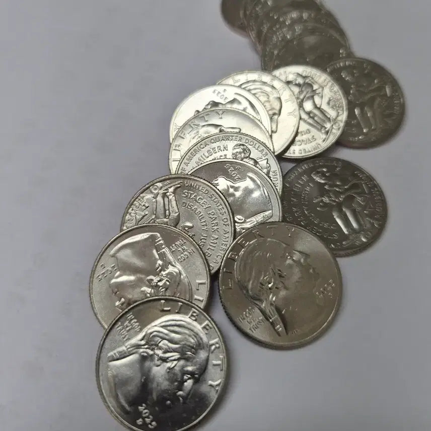 [BUNJANG] 2025 P.D. Mint Quarter Dollar Stacey Park Milburn Commemorative Coin / 쿼터 달러 2025년 P.D민트 한국인 최초 장애인 인권 운동가 스테이시 박 밀번 기념동전 한정판