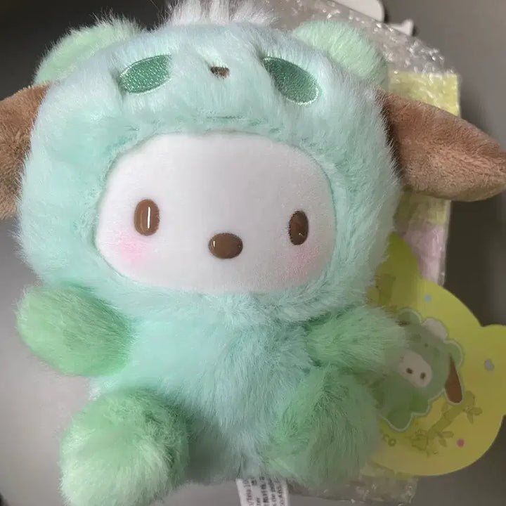 [BUNJANG] Sanrio Pochacco Colorful Panda Plush Keychain / 탑토이 산리오 컬러풀 판다 포차코