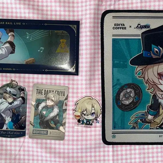 [BUNJANG] Honkai Star Rail Aventurine Merchandise Bundle (Opened) / 붕괴 스타레일 어벤츄린 굿즈 일괄