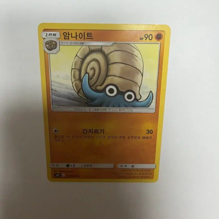 [BUNJANG] Pokemon Card Collection / 암나이트 포켓몬카드