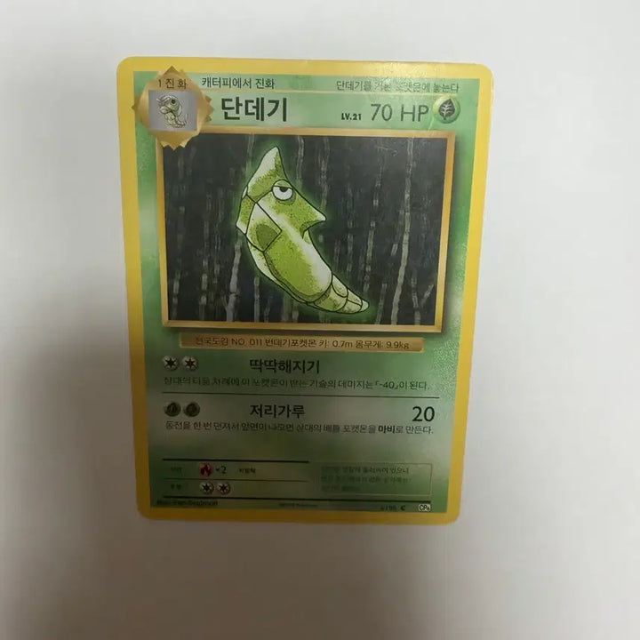 [BUNJANG] Dandeugi Classic Pokemon Card / 단데기 고전 포켓몬카드