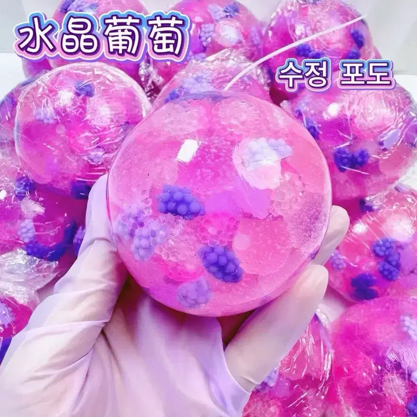 [BUNJANG] Dyoumi Handmade Squeezable Slime / 디유미) Dyoumi 직구 수정포도 수제볼 슬랑이 말랑이