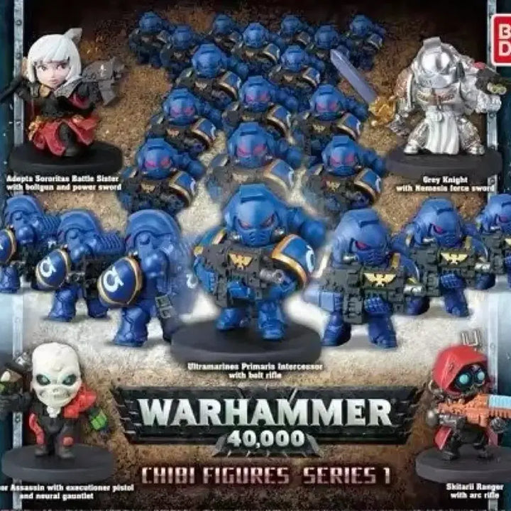 [BUNJANG] Bandai Warhammer 40K Chibi Figure SD Series 1 &amp; 2 Set / 반다이 워해머 40K 치비피규어 SD 1탄 / 2탄 10종 미개봉 새제품