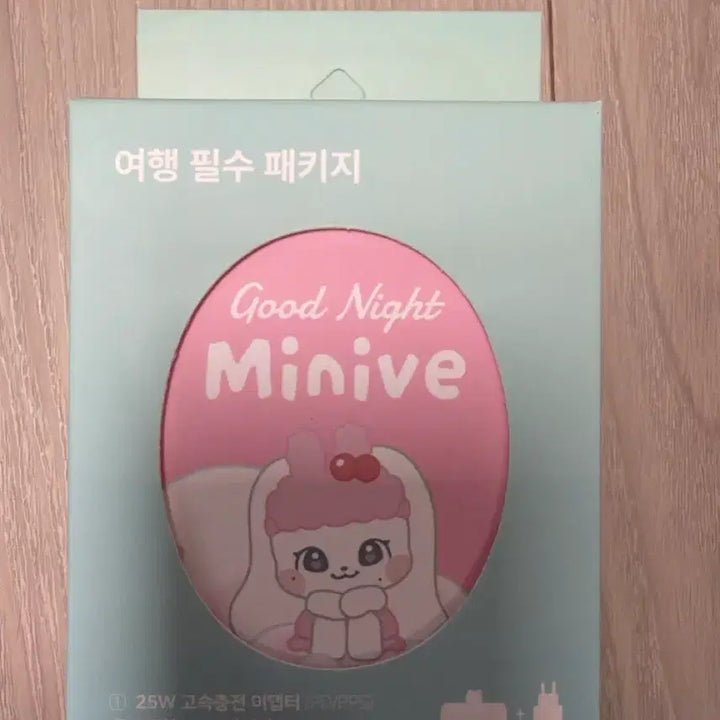 [BUNJANG] IVE MiniBE 5000mAh Power Bank Travel Package / 아이브 민트라온 미니브 보조배터리 여행패키지