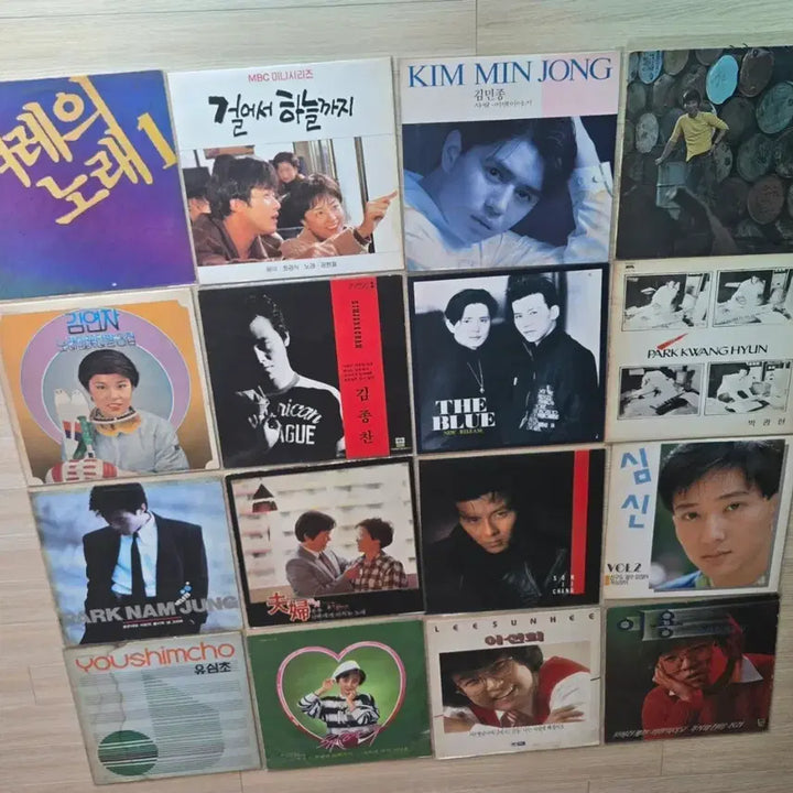 [BUNJANG] Korean Music Records 16-Piece Bundle Set / 가요 lp 16장