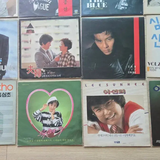 [BUNJANG] Korean Music Records 16-Piece Bundle Set / 가요 lp 16장