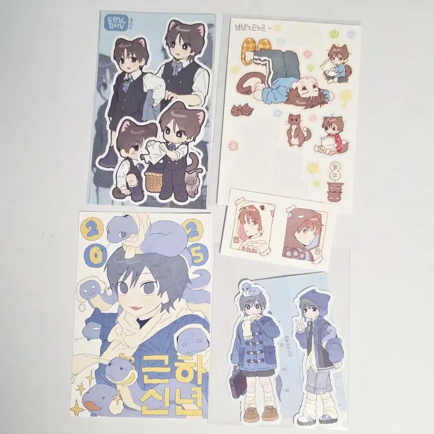 [BUNJANG] Boynextdoor Sung Ho Tae San Dang-o Sticker Bundle Set / 보넥도 성호 태산 당오님 스티커 / 보이넥스트도어 비공굿 비공식굿즈