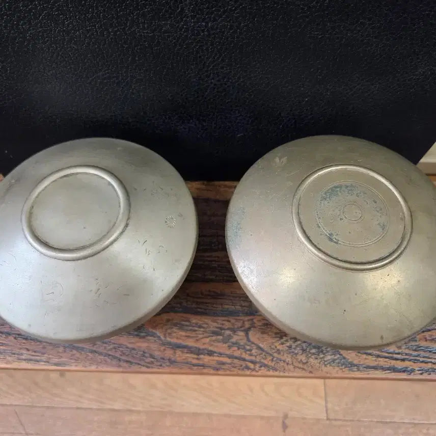 [BUNJANG] Brassware Set (2 pieces) Antique / 유기 놋그릇 2벌