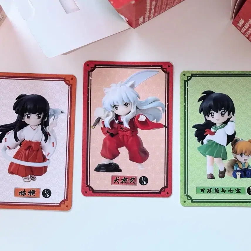 [BUNJANG] Inuyasha Pop Mart National Period Figures - Inuyasha, Kagome, Kikyo / 이누야샤 팝마트 전국시대 피규어 - 이누야샤 + 카고메 (가영이) + 키쿄우 (금강)