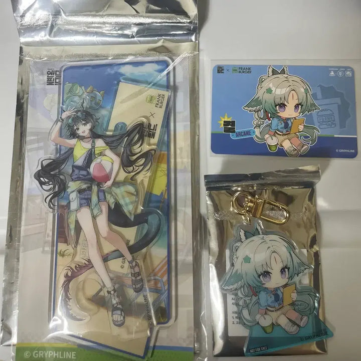 [BUNJANG] Jin Cheon-u Acrylic Stand + Gyeol Keyring + Photocard Bundle Set / 진천우 아크릴 스탠드+결 키링 포카 일괄팝니다