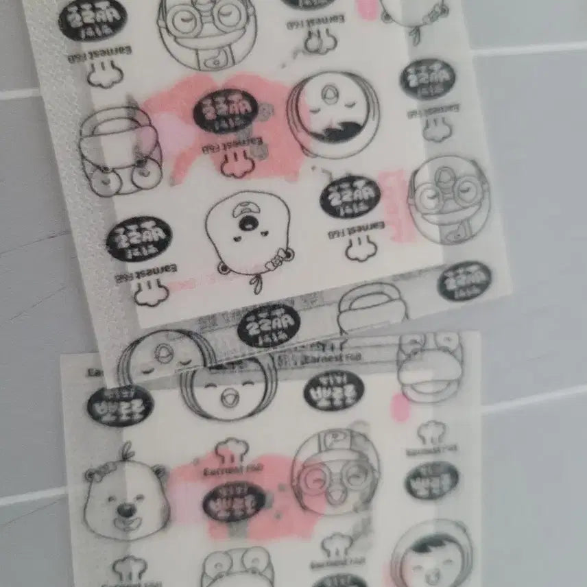 [BUNJANG] Jangman Luffy Stickers Bundle (No. 84, 121) / 잔망루피 띠부씰 84번,121번 일괄