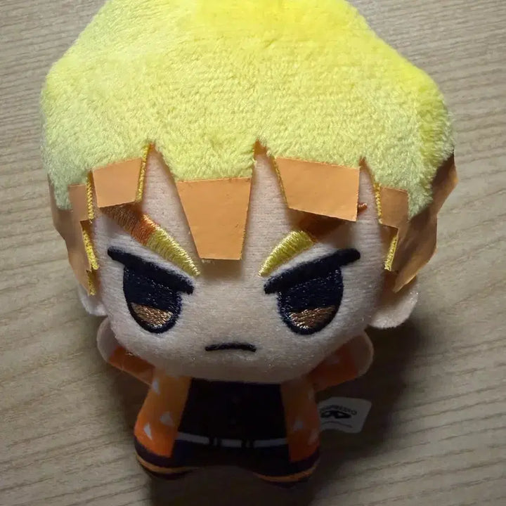 [BUNJANG] Demon Slayer Zenitsu Chibi-Gurumi Plush (Mugen Train Ver.) / [덤O] 귀멸의칼날 젠이츠 누이 치비구루미 무한성 ver