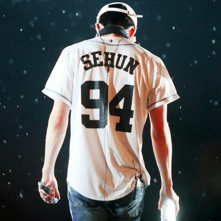 [BUNJANG] EXO PLANET Baseball Uniform Jersey / EXO 엑소 세훈 콘서트  플레이넷 야구 유니폼 굿즈