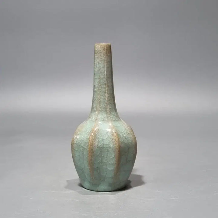 [BUNJANG] Celadon Porcelain Vase with Crackle Glaze / 여요청자 취청유 과릉 장경병. 높이 19.2