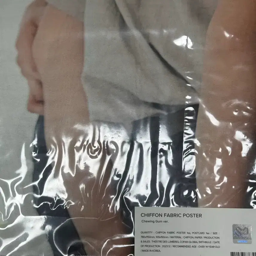[BUNJANG] NCT DREAM Glitch Mode Chewing Gum Chiffon Fabric Poster / 엔시티드림 빛의 시어터 전시회 쉬폰 패브릭 포스터 츄잉껌 엠디 md 판매 양도