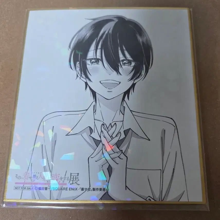 [BUNJANG] Bisque Doll Exhibition "The Bisque Doll Loves" Shikishi Board Inui Shinju / 그 비스크 돌은 사랑을 한다 전시회 색지 그비돌 이누이 신쥬